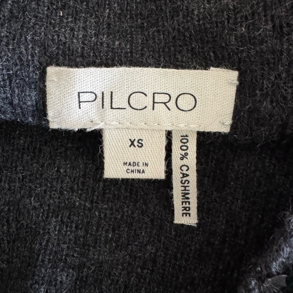 Anthropologie Alani Cashmere Mock Neck Sweater Sequin Edition Black Size XS New - Picture 8 of 10